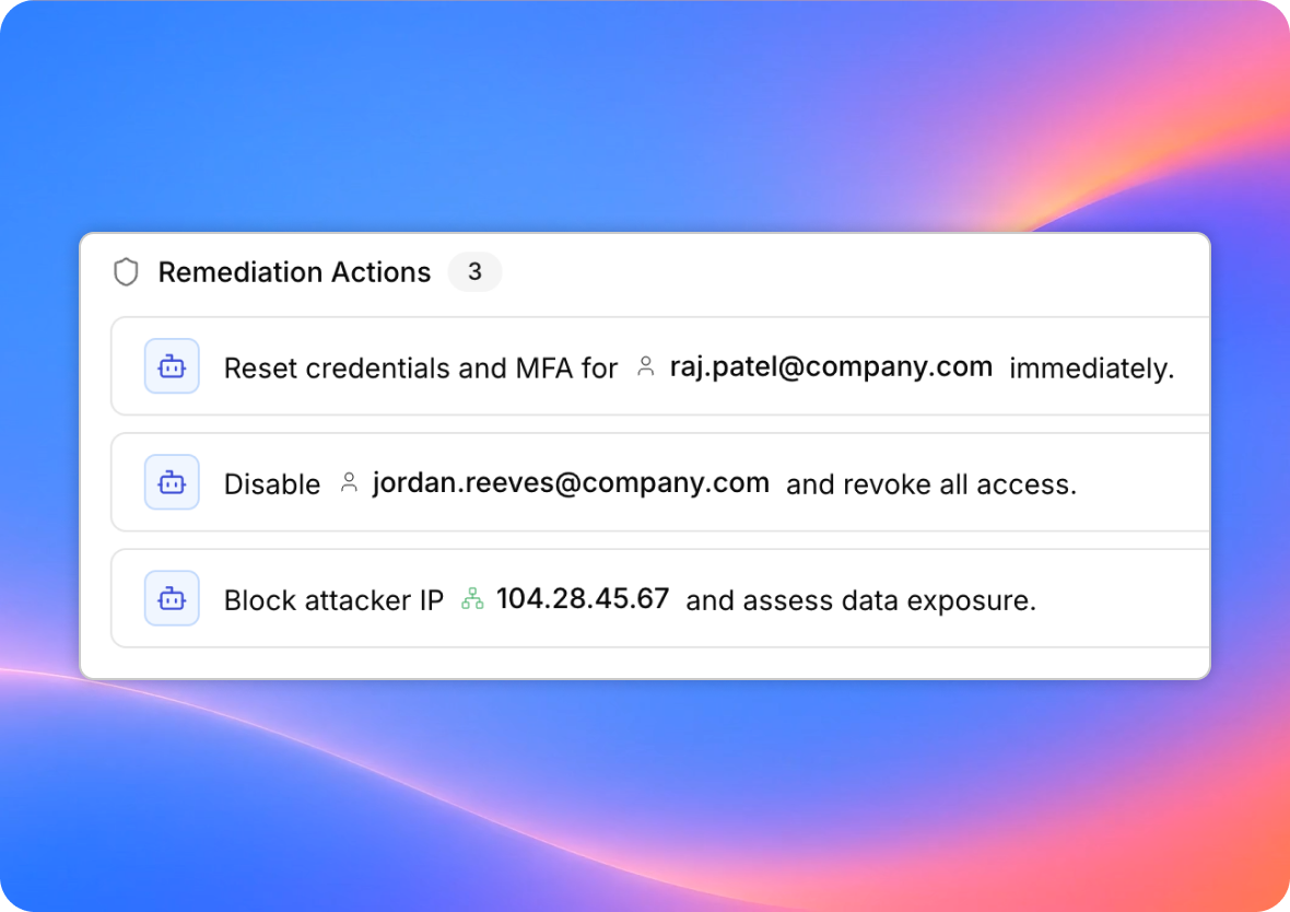 Action within your authorization