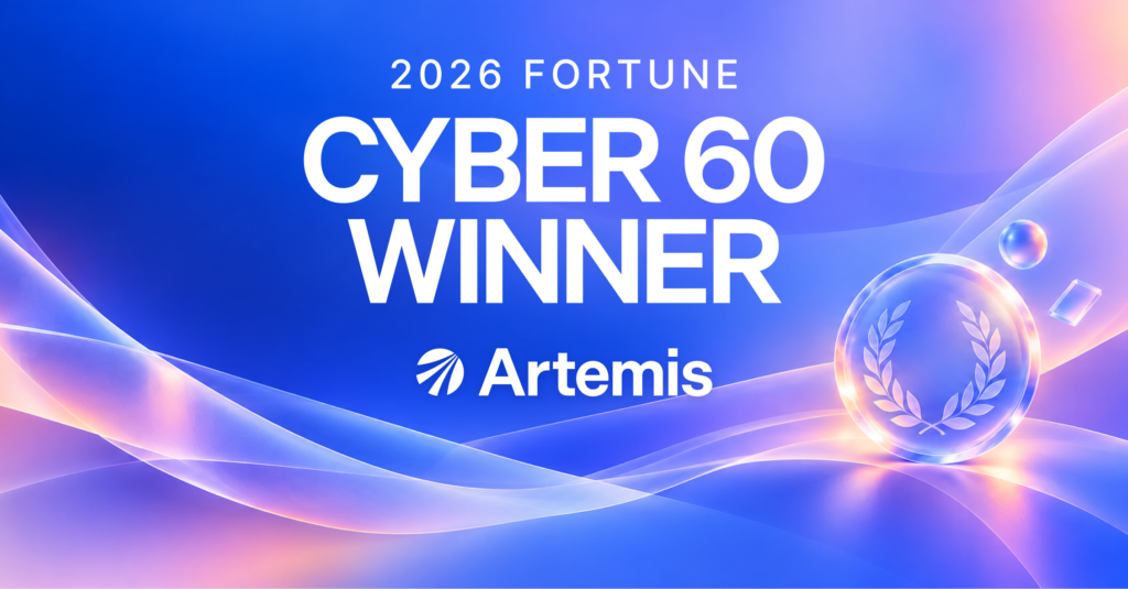 Artemis named a 2026-2027 Fortune Cyber 60 winner